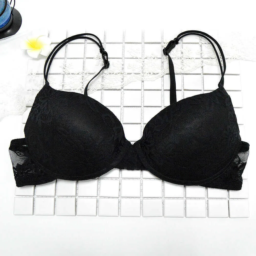 Women Sexy Underwire Padded Push Up Embroidery Lace Bra 32 34 36 38 40 42  44 A B C D E Brassiere Bra Push Up Bra Plunge Lingerie 210623 From Dou01,  $8