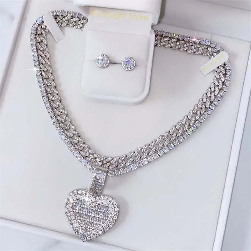 Inspired Silver Army Memory Charm - Sterling Silver Pave Heart With Cubic Zirconia For Bracelets