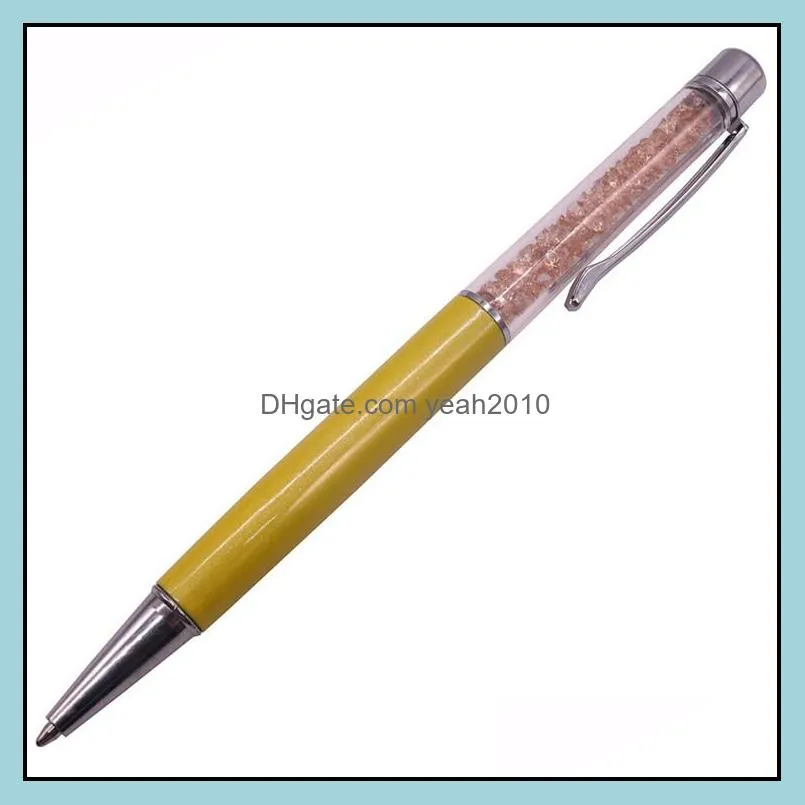 Ballpoint Pens 1 Pcs Crystal Pen Creative Stylus Touch For Writing Stationery Office & School Ballpen Ink Black Blue