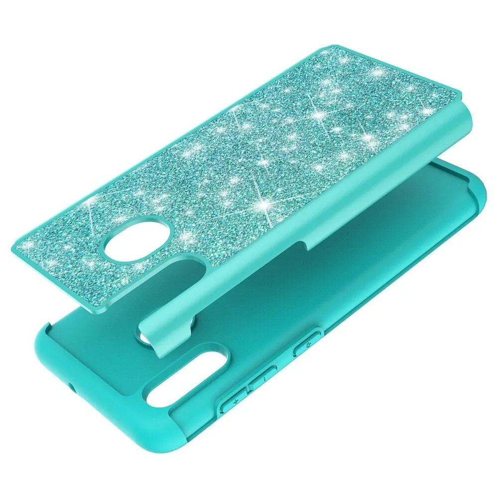 Per custodie Samsung A10e A11 S7 A71 A32 moto Gpower G stylus Glitter Powder Sparkle Bling Shiny Antiurto Custodia protettiva per tutto il corpo Custodia protettiva per telefono LG stylo 7