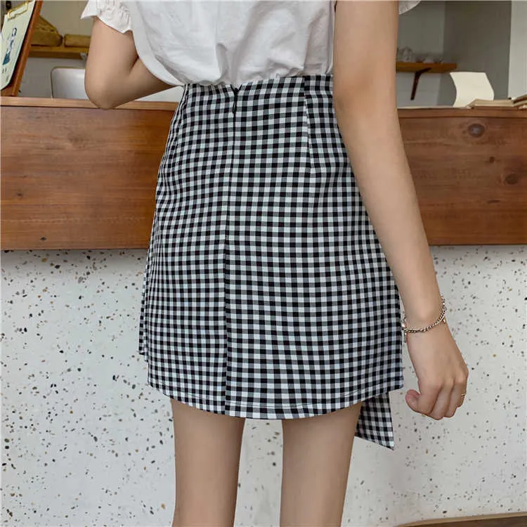 Trendy Irregular Wrap Mini Skirt: Korean Harajuku Style for
