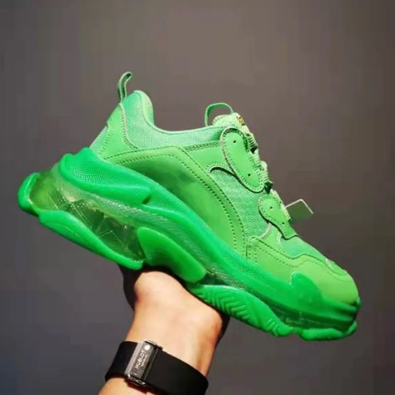 Bulk Triple S Fashion Crystal Clear Sole Designer Sneakers For Men And Women From New style shoe 43.93 DHgate.Com