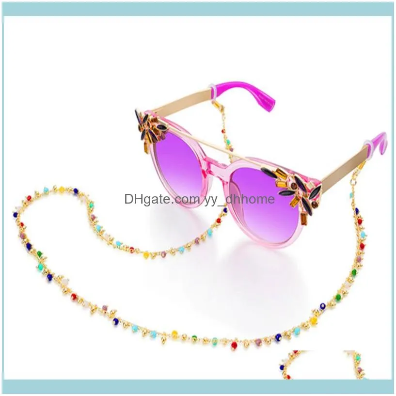 Chains Necklaces & Pendants Jewelrychains Eyeglass Chain Glasses Girl Fashion Sile Eyeglasses Eye Strap Sunglasses Neck Sun Drop Delivery 20