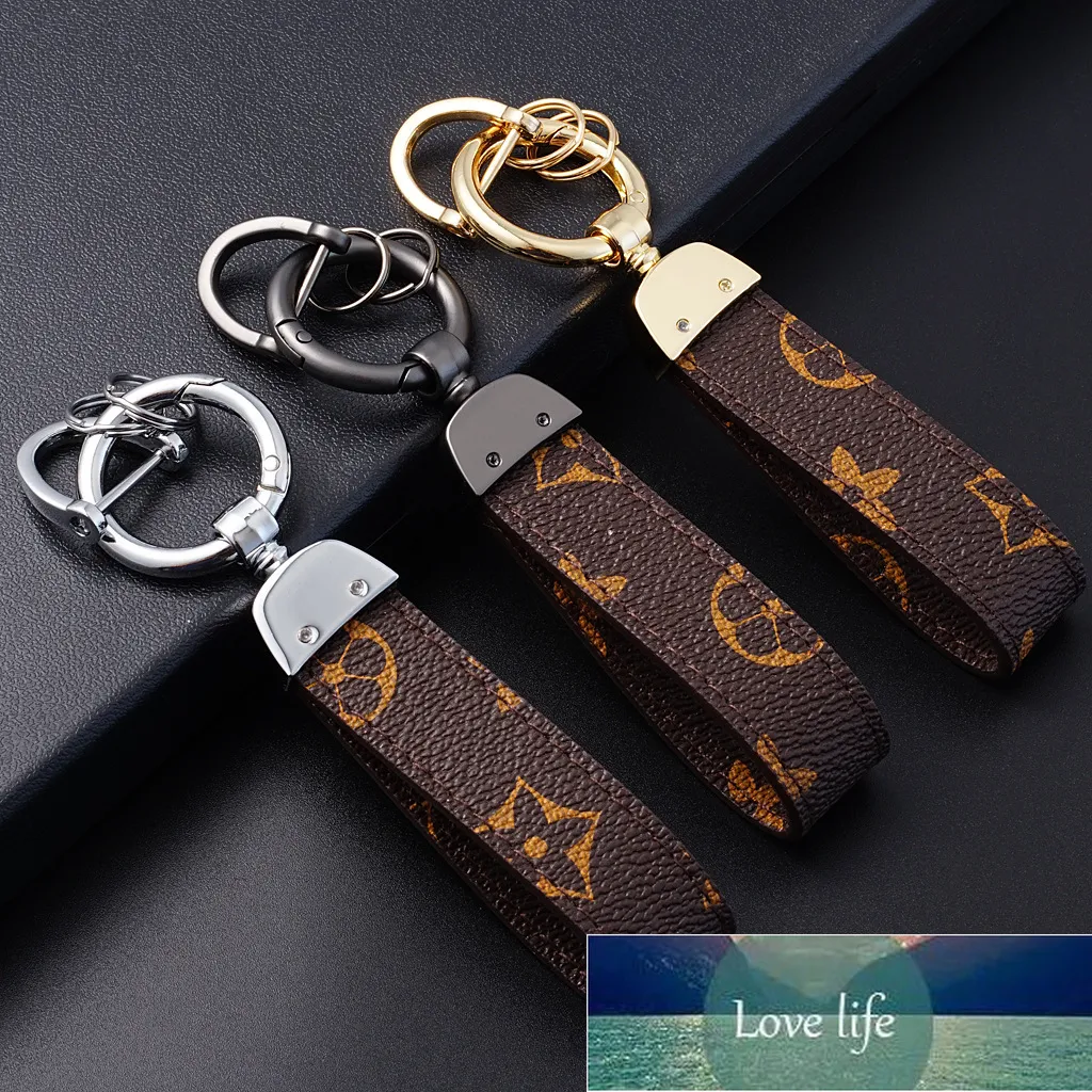 Luxe lederen sleutelhanger voor auto sleutel vrouwen merk ontwerp creatieve sleutel band houder tas hanger paren sleutelhanger accessoires fabriek prijs expert ontwerpkwaliteit