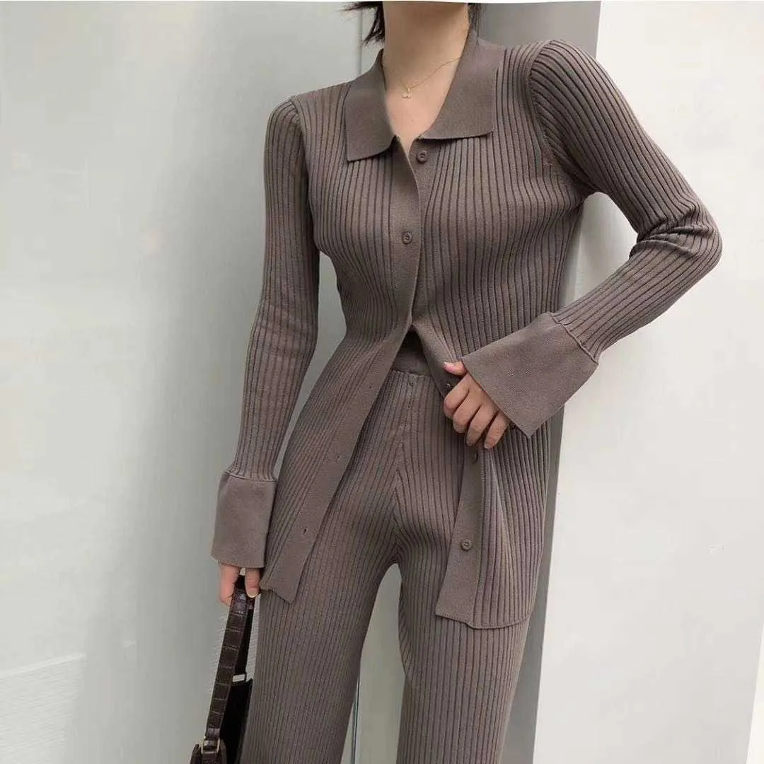 Sweater Solid Color Suits Women Matching Sets... From Kong04, $27.88 ...