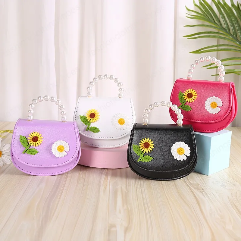 Kids Pure Color Geometry Lingge Pearl Handbag Clutch Purse for Girls –  PatPat Wholesale