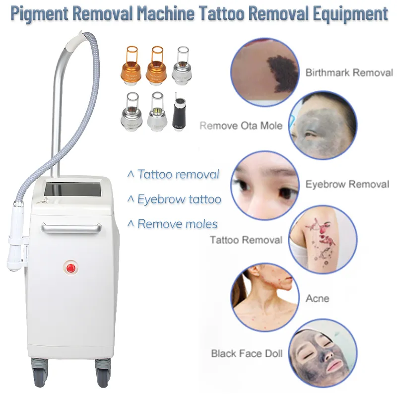 Macchina per la rimozione dei tatuaggi laser Q commutata e attrezzatura per il ringiovanimento della pelle yag