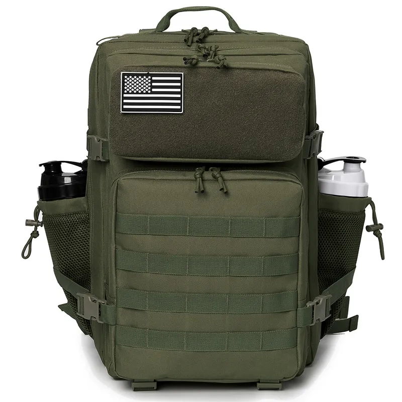 QTQY 50L Militaire Tactique Sac À Dos Armée Sac Chasse MOLLE Sac À Dos GYM Pour Hommes EDC Randonnée En Plein Air Sac À Dos Sorcière Porte-BouteilleCX 220309CX220309