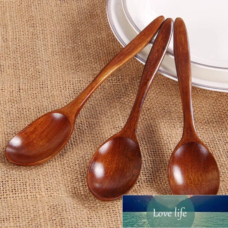18cm Wooden Spoon Cooking Spoon Bamboo Wave Pattern Kitchen Cooking Utensil Tool Soup Teaspoon Catering For Kitchen Wooden Spoon Factory price expert design