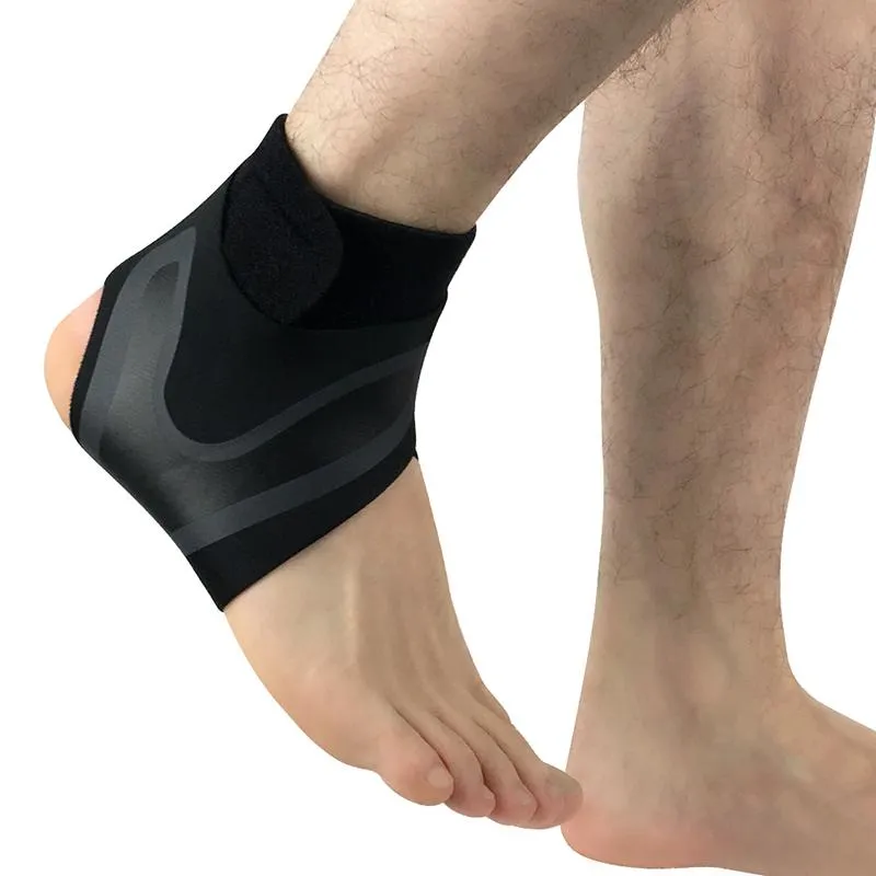Ankle Support 1pc Sports Sleeves Compression Protective Gear Anti-Spin Protection Foot Outdoor Basketball Football Climbing