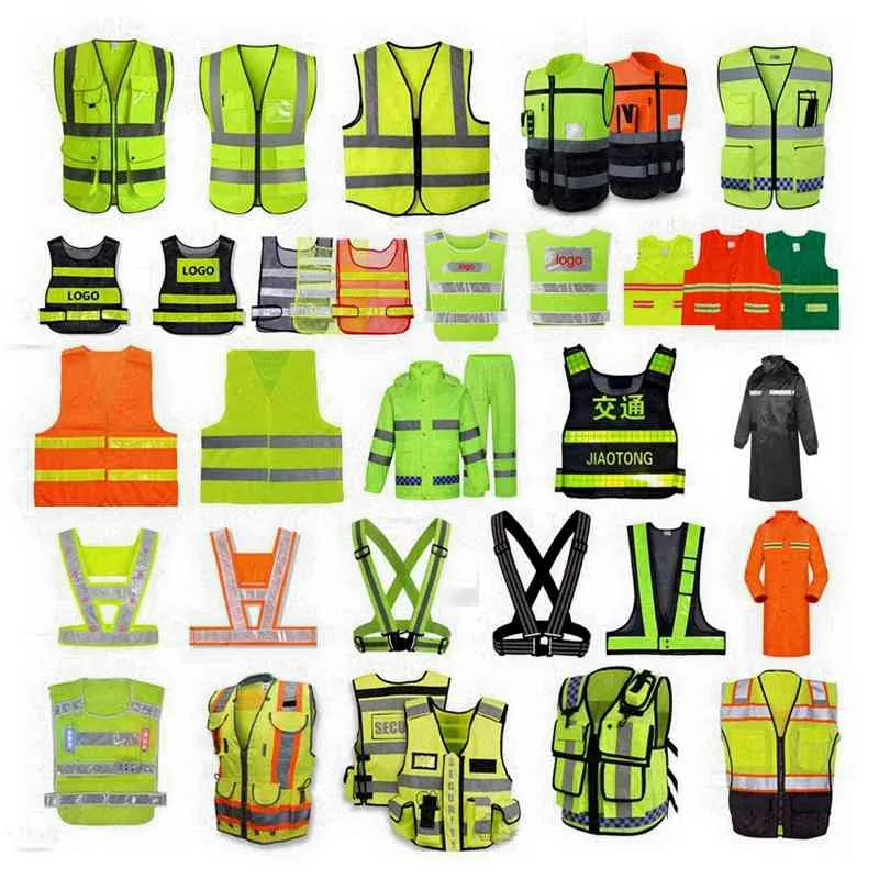 Reflective Piping Level 4 Bulletproof Colorful Weste Custom Work Wear 100 Cotton Safety Vest Yellow