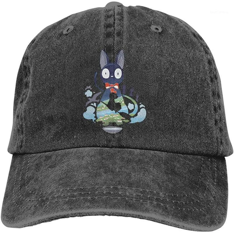 Ball Caps Kikis Delivery Service Flying Jiji Sports Denim Cap