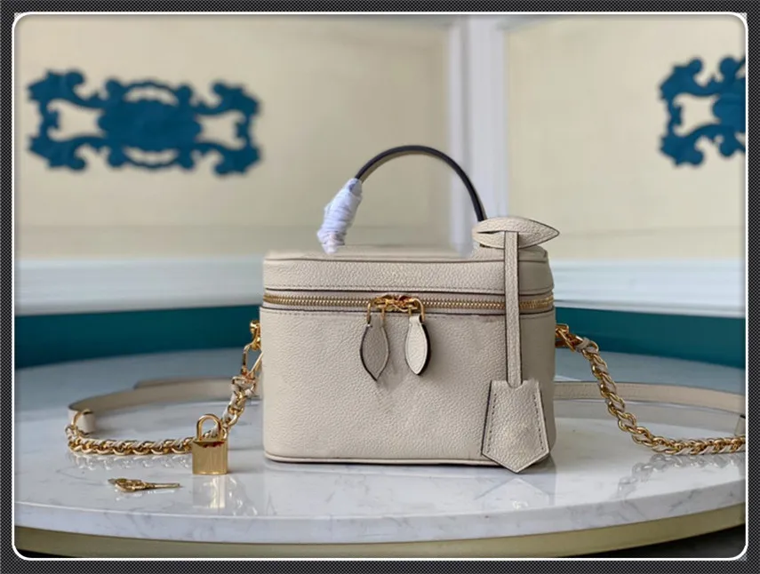 Fashion Women Lady Luxurys Designers Fags حقيبة يد حقيقية من جلد الزهرة ، حقائب اليد المحافظ على حقيبة حزام وشرائط مع مربع أصلي