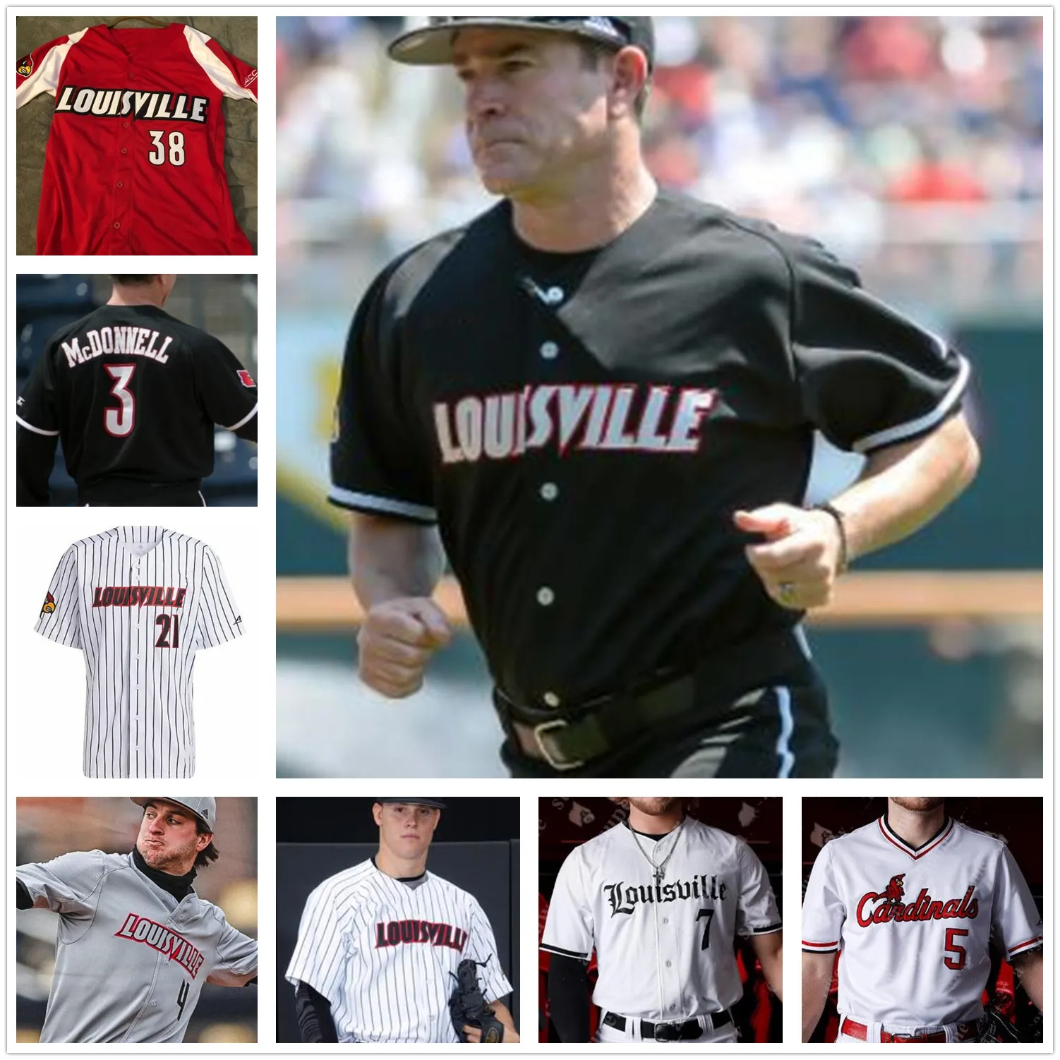 College Baseball Wears NCAA Beisbol cosido Jersey Hombres Mujeres Jovenes Henry Davis Dalton Corriendo Alex Binelas Michael Prosecky Ben Bianco Trey Leonard Coope