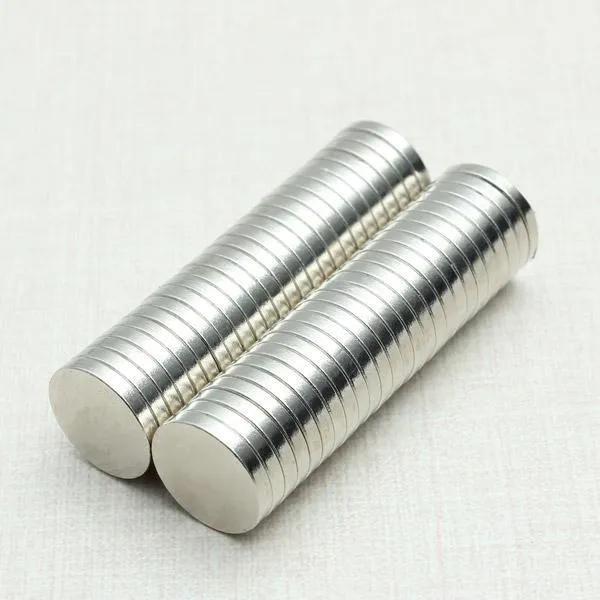 50pcs N52 라운드 디스크 자석 12mmx2mm 희토류 네오디뮴 자석