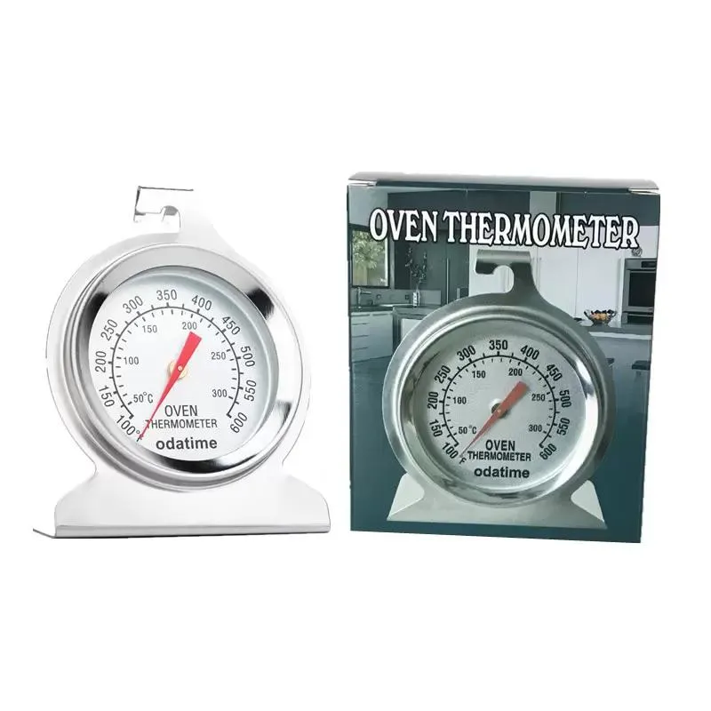 Odatime 100-600F Graad Voedsel Vlees Roestvrij staal Keuken Bakken of Oven Thermometer Stand-up of Hanging Temperatuur