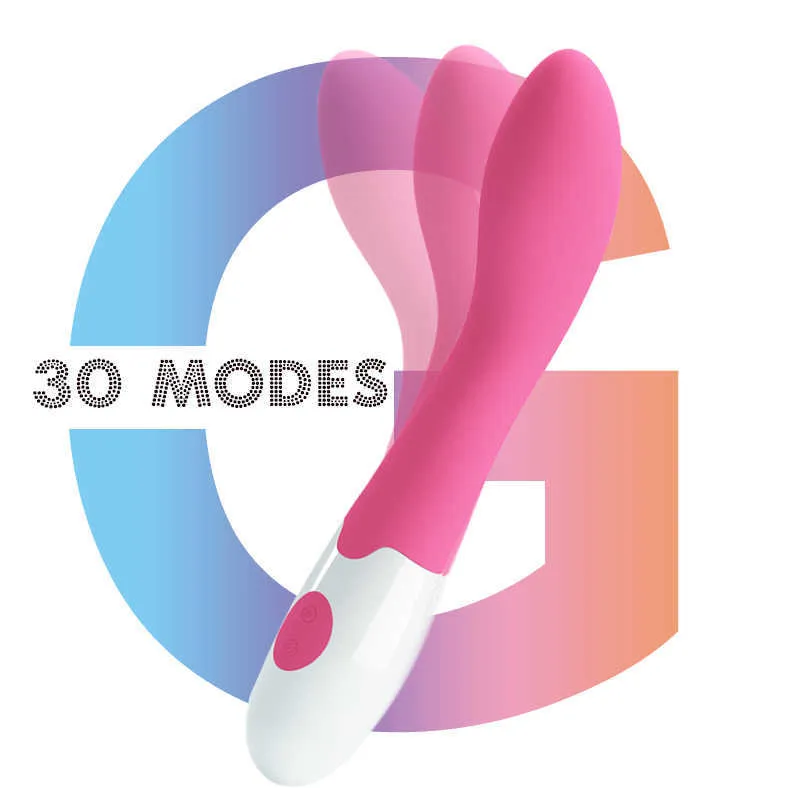 30 velocidades Silicone Gspot Dildo Vibradores Adultos Juguetes sexuales para mujeres Penis vibrantes Erótica Anal Plug Massager Sex Product Shop S0824