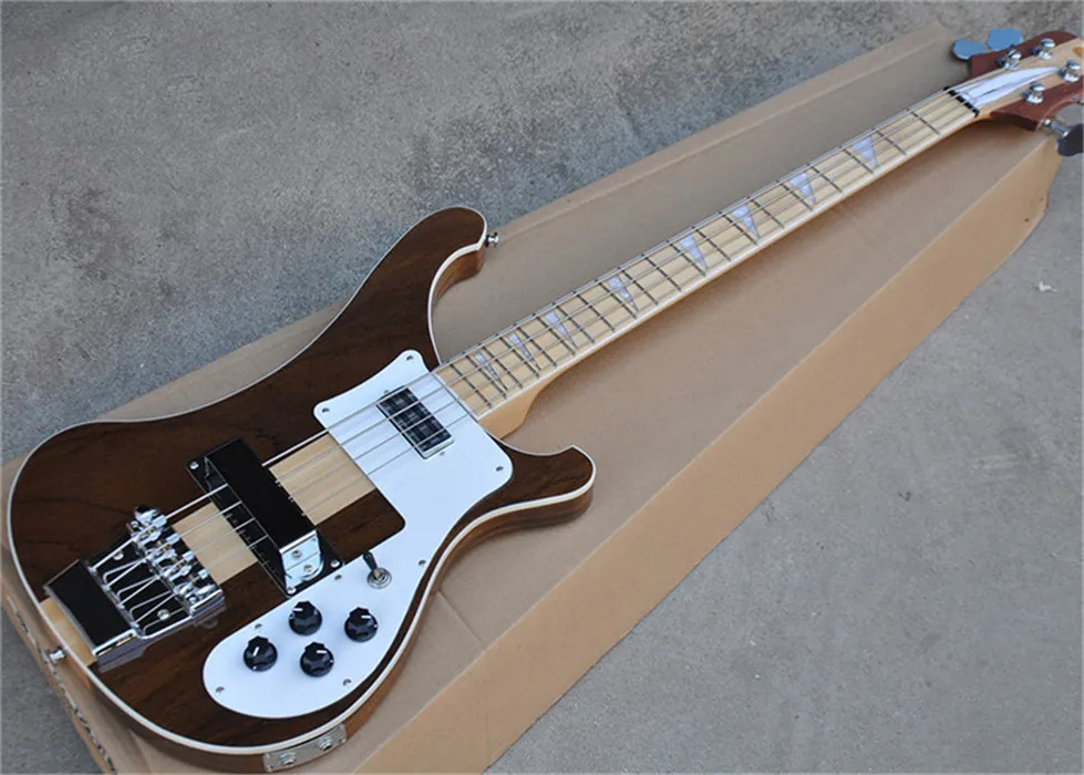Walnut Body 4 Strings 4003 Electric Bass Guitar with Maple/Rosewood Fingerboard,Chrome Hardware,Can be customized Walnut Body 4 Strings 4003 Electric Bass Guitar with Maple/Rosewood Fingerboard,Chrome Hardware,Can be customized