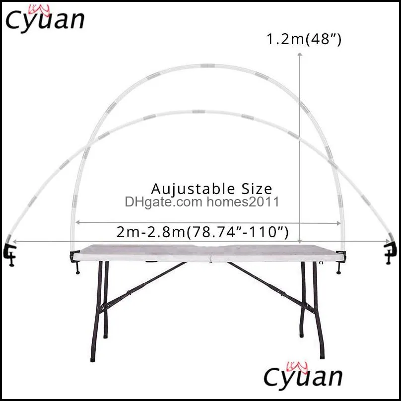 Cyuan 38Pcs Balloon Arch Table Stand Birthday Party Balloons Accessories Clamps Wedding Decoration Table Ballons Arch Frame Kit1