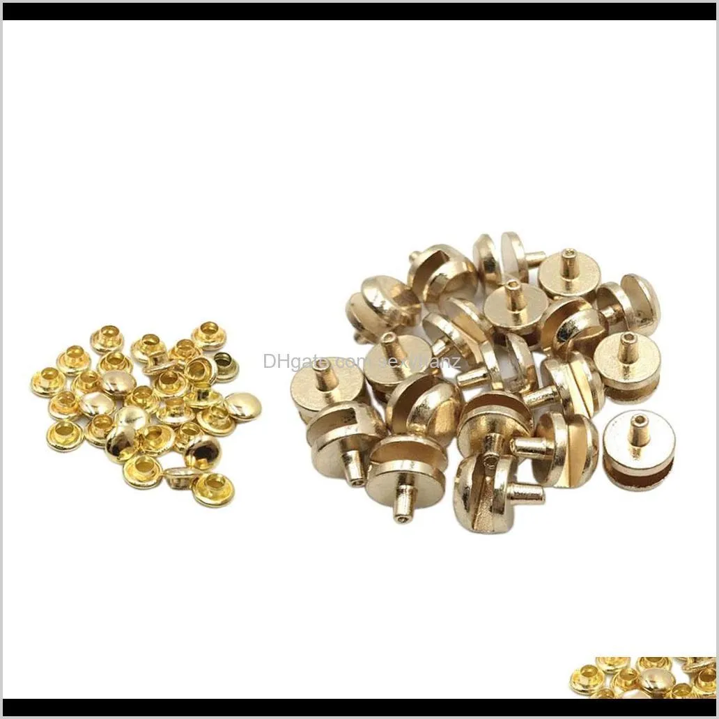 20 pcs/lot boot hooks lace fittings with rivets camp hike climbing repair shoes buckles hooks accessories(gold)