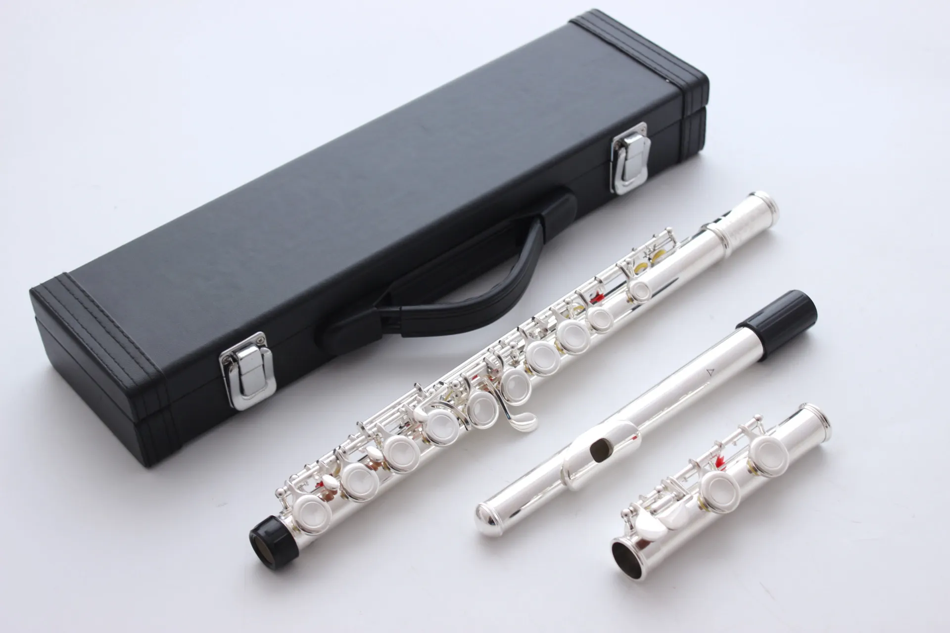 YFL-471 Fluet Professional CuproNickel Открытие C ключа 16 отверстие Флейты Посеребренные флатуальные музыкальные инструменты с корпусом и аксессуарами