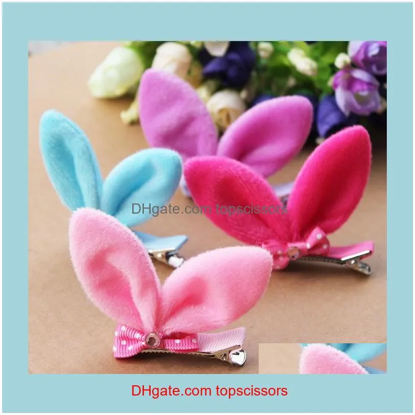 Clips Care & Styling Tools Productssuper Cute Adorable Rabbit Ears Children Hairclip Child Girls Hair Headdress Jewelry Aessories Wholesale