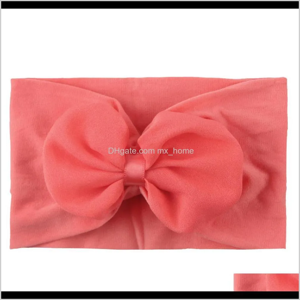 new soft nylon hair accessories creative chiffon bow flower headdress baby hair accessories lovely princess hair band