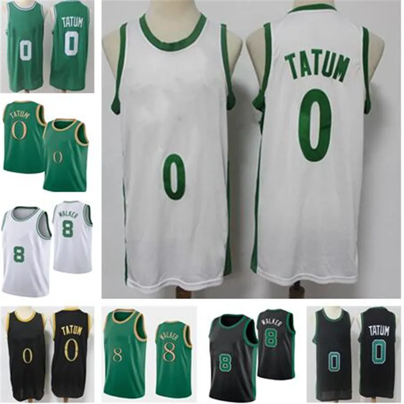 ケンバ8ウォーカーメンズジャージーJayson 0 Tatum Jaylen 7 Brown Jerseys 20