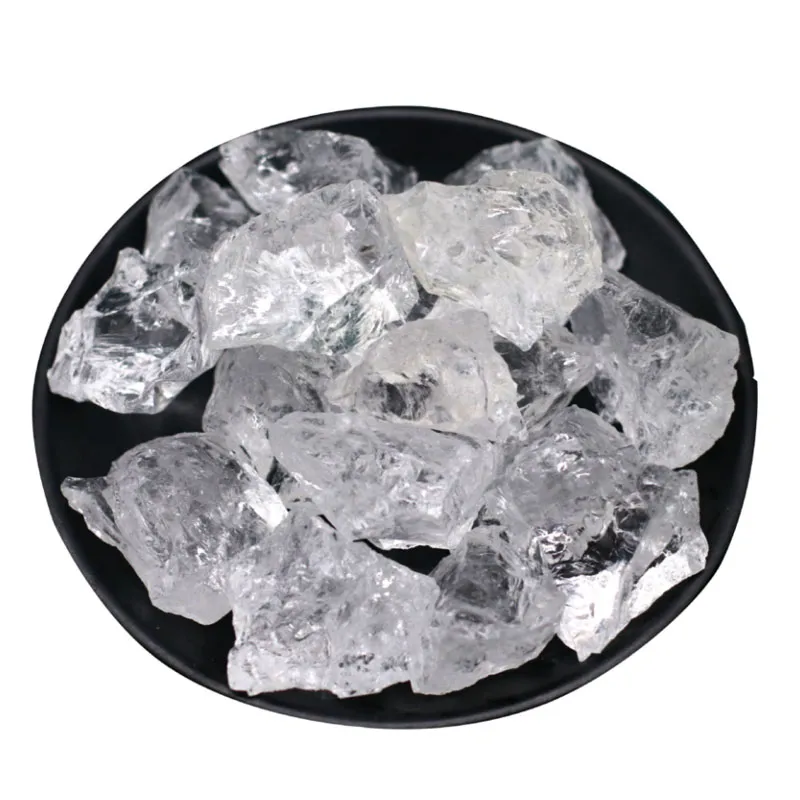 Gemstones de pedra de cristal branco natural irregular para colares de pingente artesanal chaveiros jóias fazendo acessórios decoração de jardim em casa