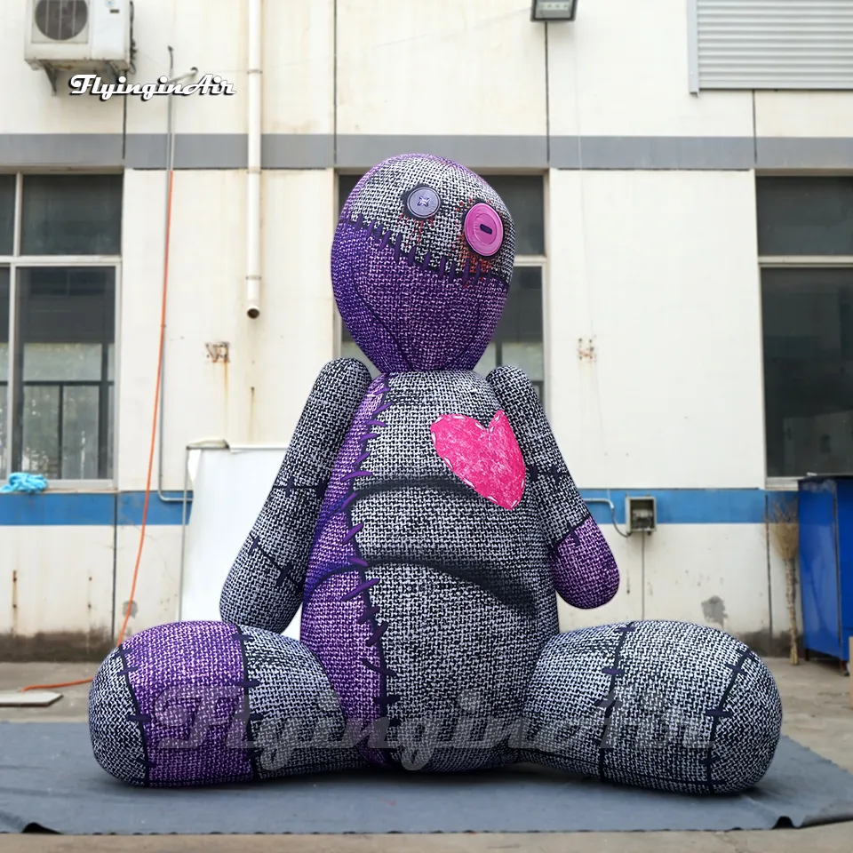 5m Height Outdoor Halloween Inflatable Cursed Doll, Scary