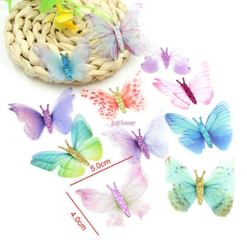 Chiffon Party Decoration Embellishment, Butterflies Applique