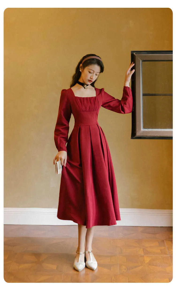 knee length dresses for ladies Tina Holly Couture TA807 Wine Red Velvet Long Sleeve Formal Dress main image 0