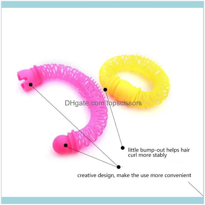 8/16Pcs Magic DIY Hair Rollers Styling Tool For Women Girls Accessories Rubber Bands Soft Curler Spiral Curls Rollers1