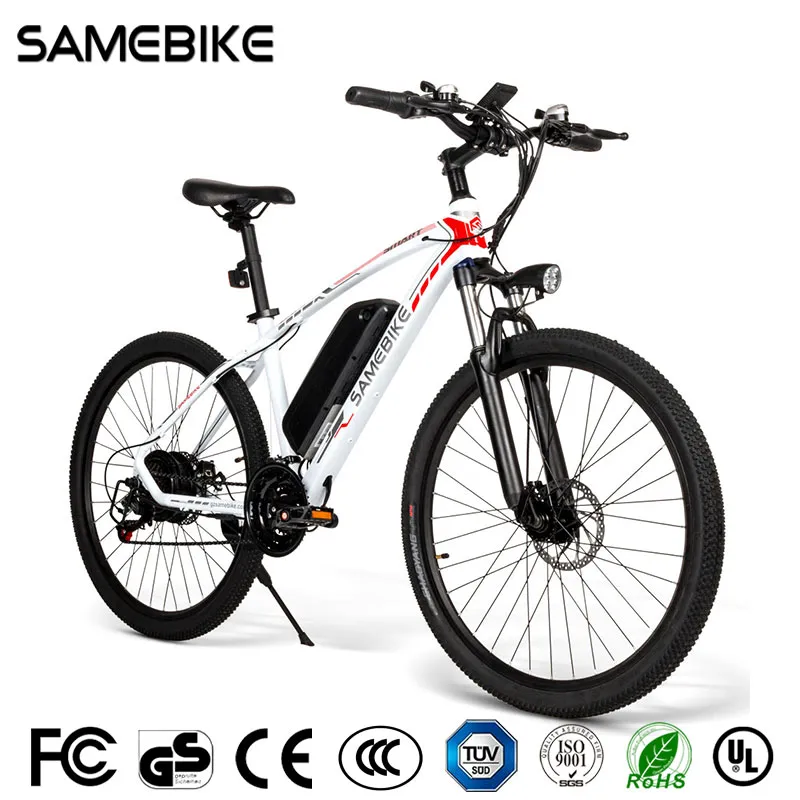 [Stock Stock Stock] SameBike My-SM26 Bicicletas Elétricas 350W 48V Bicicleta Máxima Velocidade máxima 30km Potência Gama de Assistência 26 polegadas Elétrica-Bicicleta Elétrica