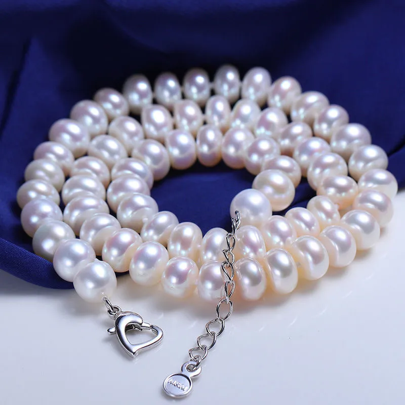 2020 Fashion Freshwater Female Genuine Natural Pearl Choker Necklace For Women Wedding Engagement Jewelry