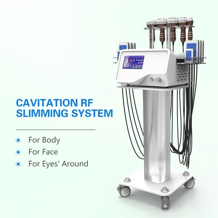 2021 6 en 1 40k Cavitation Décollage Poids Minceur Machine à vendre de haute qualité Massage sous vide RF Réduction de graisse multifonctionnelle