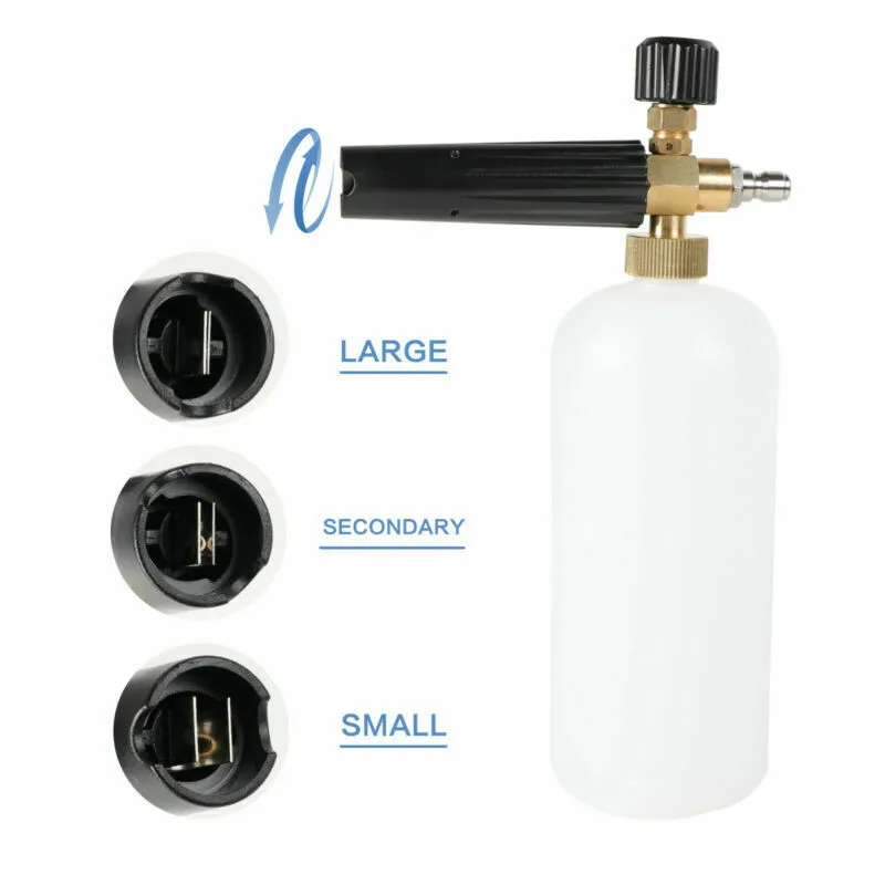 Details about  Car Wash Snow Foam Lance Cannon Soap Bottle Sprayer For Pressure Washer Gun Jet