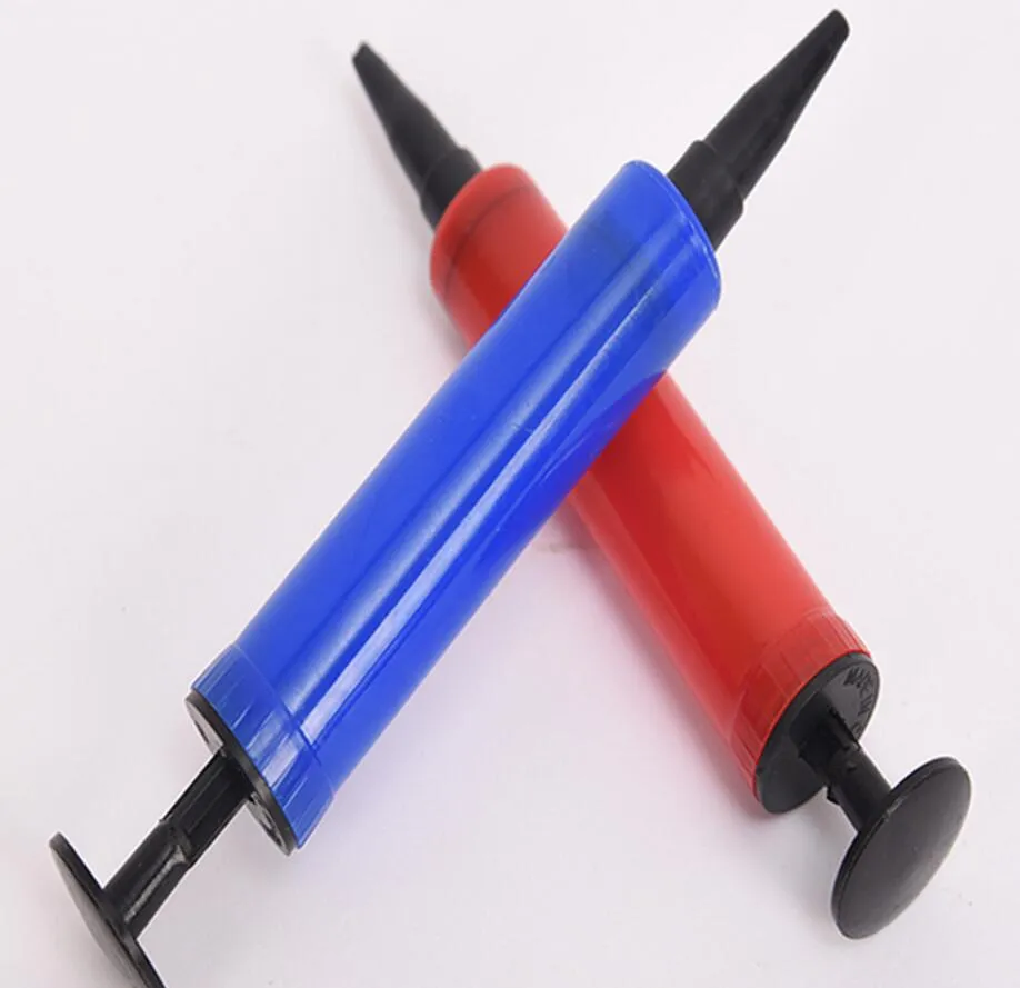 Hand Balloon Pump Mini Plastic Inflator With Needle Portable Air Pump ...