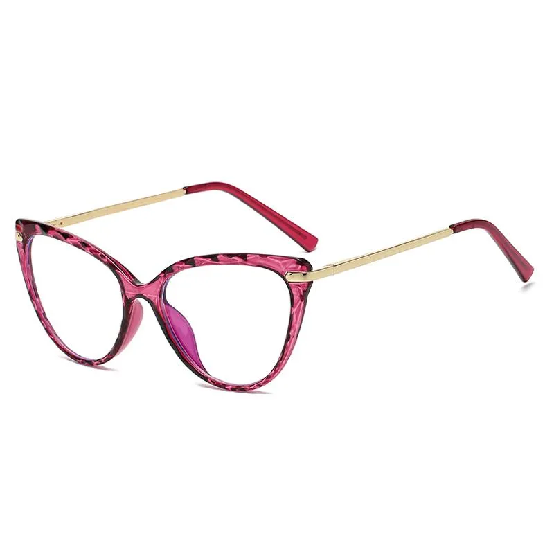 Fashion Sunglasses Frames Cute Cat Eye Glasses Women TR90 Eyeglasses Female Eyewear Myopia Computer Optical Frame Accessories251S