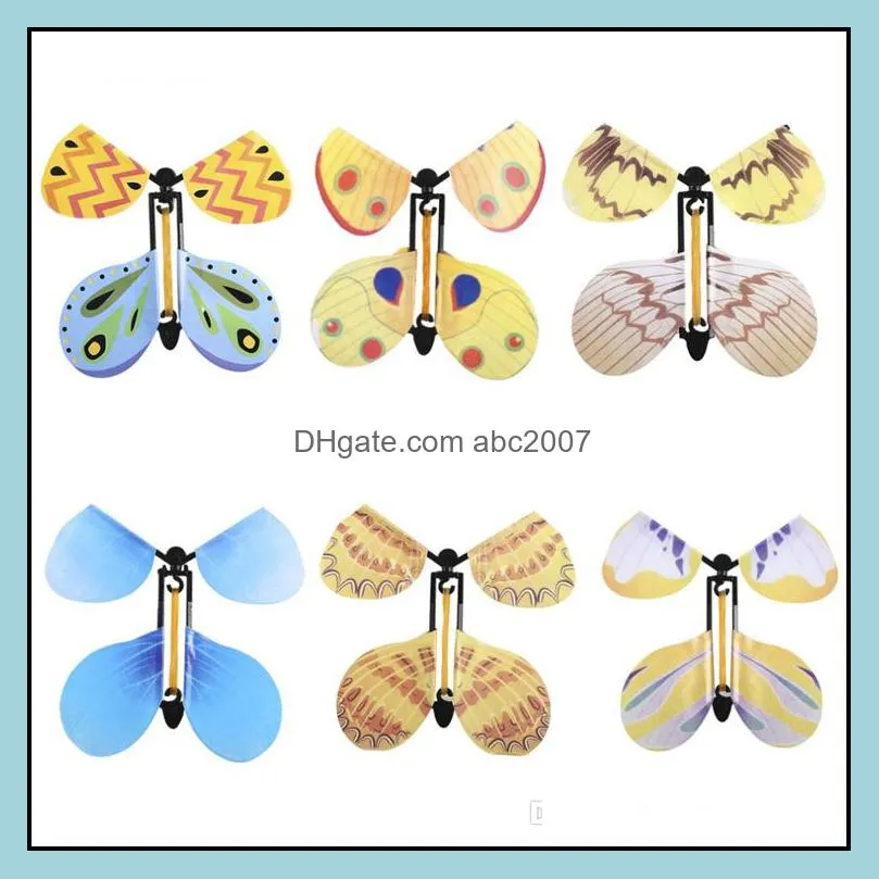 Magic Toys Hand Transformation Fly Butterfly Magic Tricks Props Funny Novelty Surprise Prank Joke Mystical Fun Classic Toy