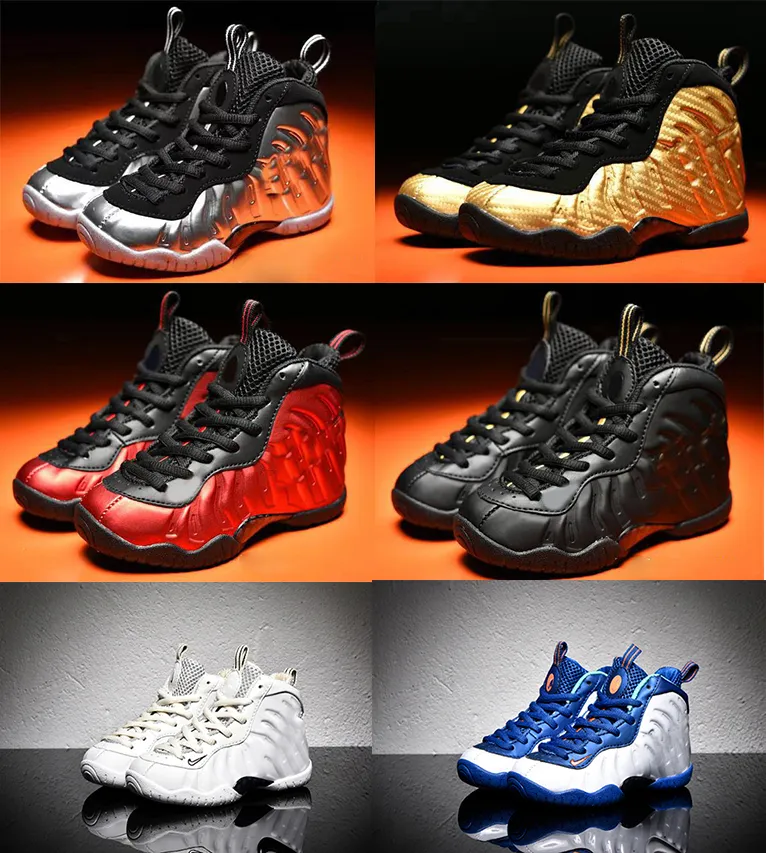 Black and gold deals youth basketball shoes