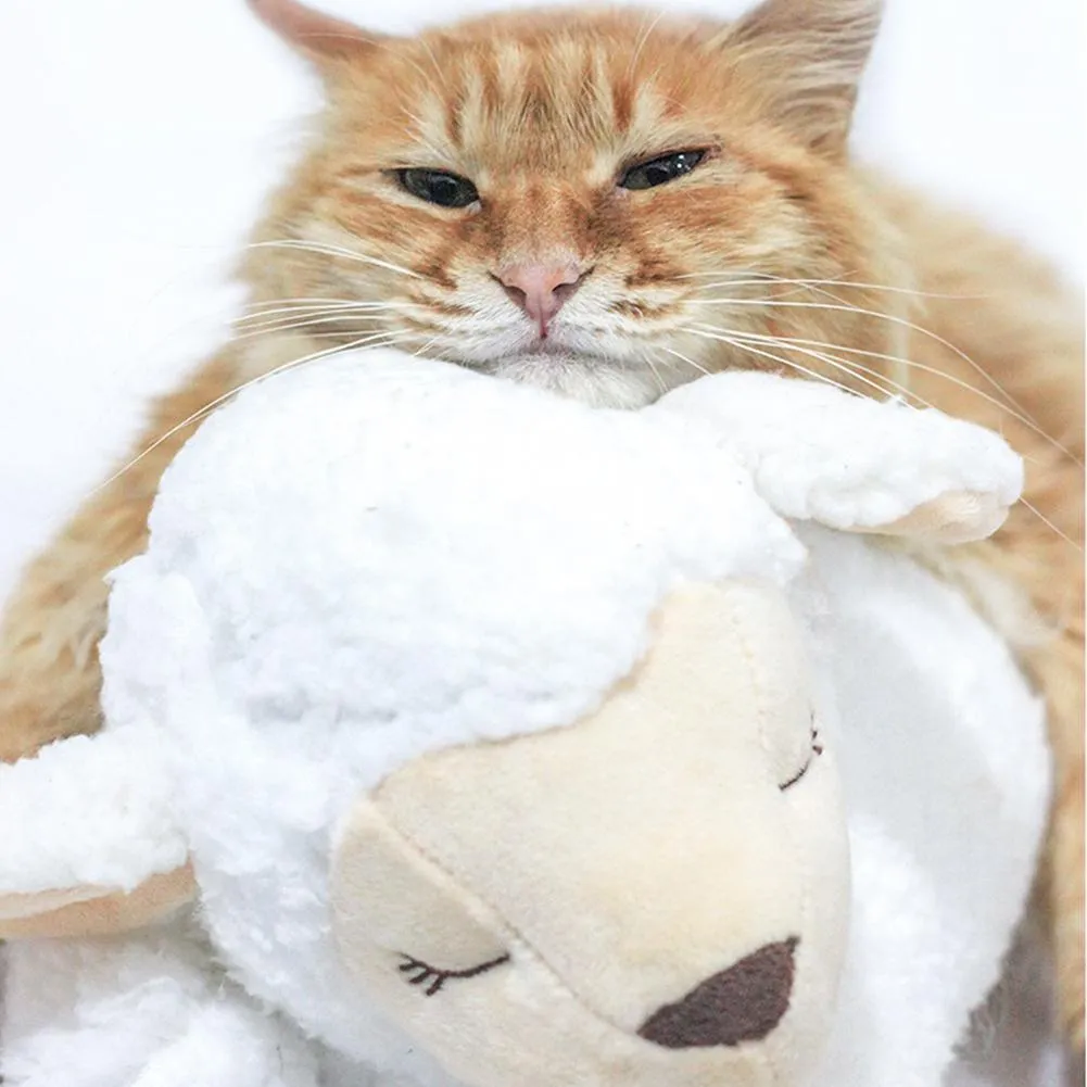 Atacado cão brinquedo brinquedo de pelúcia confortável treinamento comportamental ajuda coração batida calmante aquecimento cute boneca sono para cães gatos