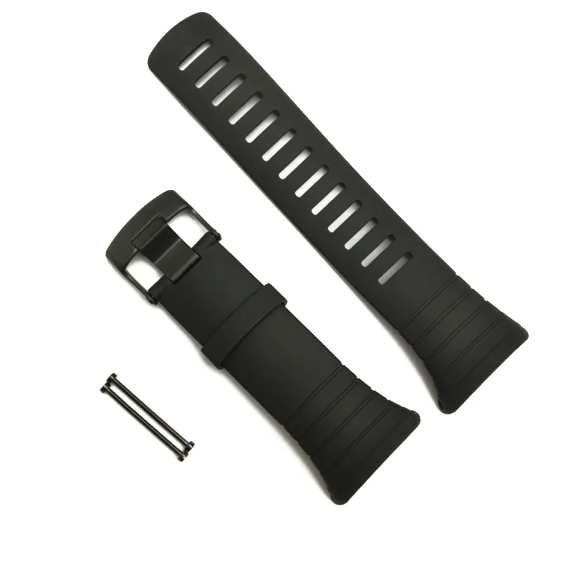 Accessoires Pour Suunto Core Mens Watch 100% Original Standard Strap Full Black Strap / Strap Buckle + Tool