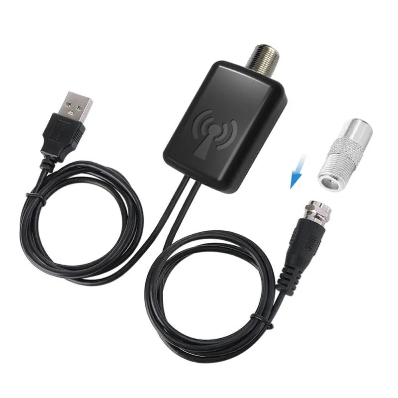 Antenne TV Intérieure Numérique HD - Portable, Réception Longue Portée - Améliore Image Et Son Sans Abonnement