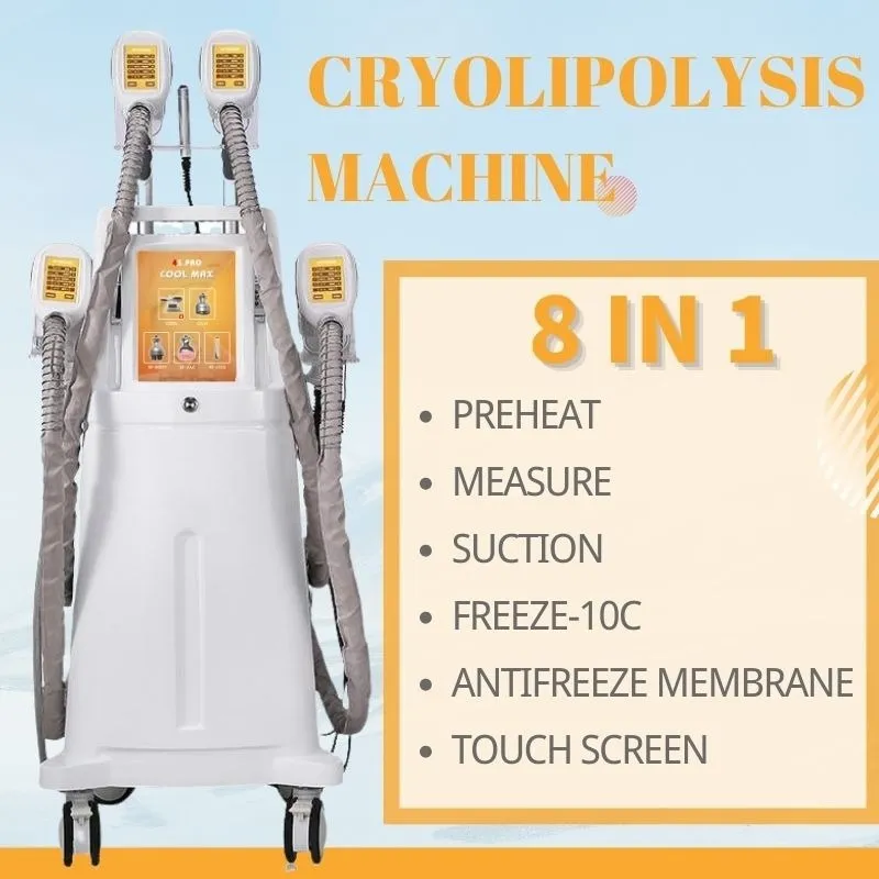 2022 Vacuum Massage & Cellulite Machine With Cryolipolysis Cavitation Lipo laser RF Body Sculpting