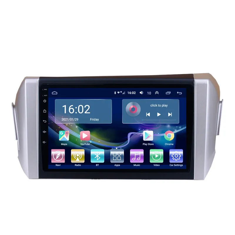 Android 10 8 Core Car DVD Video Radio Multimedia Player GPS Navi voor Toyota Innova 2015-2018 LHD met 4G LTE