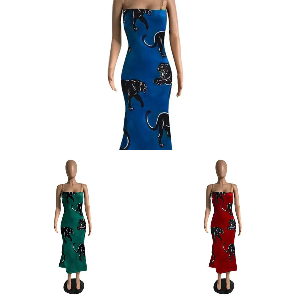 ZOOEFFBB esthétique graphique imprimé fronde Maxi robe Sexy élégant Club tenues pour 2021 mode femmes été salon porter des vêtements X0521