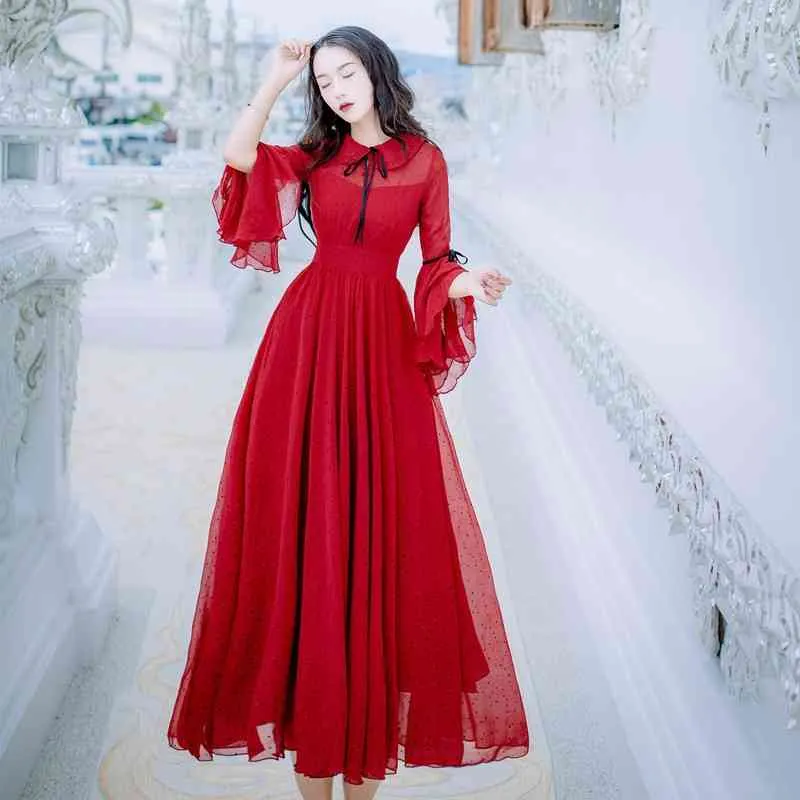 white christmas dresses Kylie Red High-Neck Maxi Dress With Chiffon Skirt – Club L London