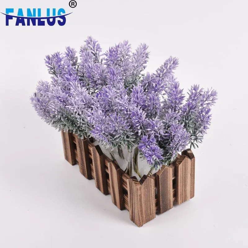 Flores decorativas grinaldas 2 pçs / lote plástico plantas palmeiras artificiais verde licença de acrílico para casa decoração decoração de jardim casamento falso