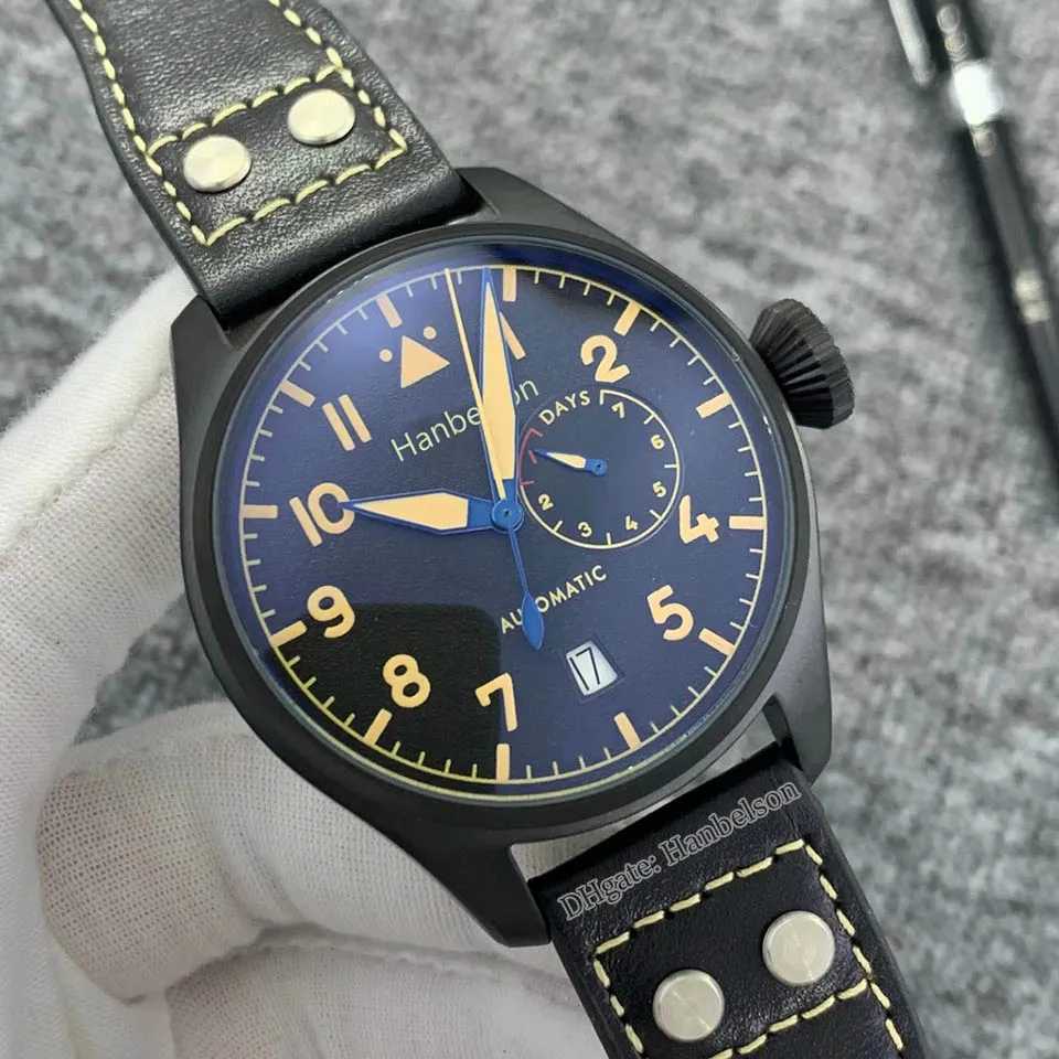 Green Woven Leather A Strap Automatic Mens Watch With Stainless Steel Power Reserve From Hanbelson 99.53 DHgate.Com